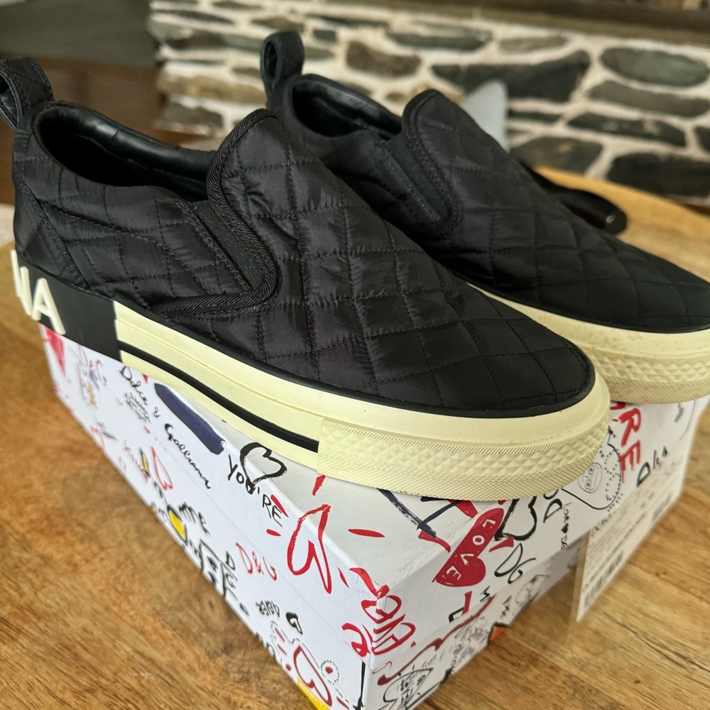 Dolce & Gabbana quilted slip ons